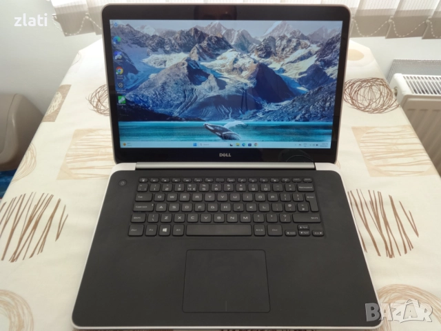 Продавам Dell XPS 15 9530 – i7, 4K Touch, 16GB RAM, SSD 128GB + HDD 500GB, нова батерия