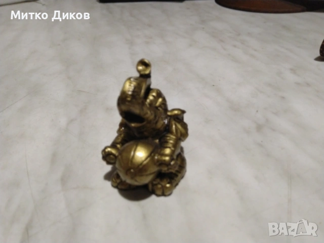 Слонче  с топка скулптурка 45мм х 36мм, снимка 4 - Декорация за дома - 53328178