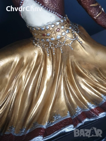 30см-9кг Chiparus статуетка/френска бронзова скулптура/Арт Деко фигура кабаретна танцьорка-балерина, снимка 9 - Статуетки - 52457609