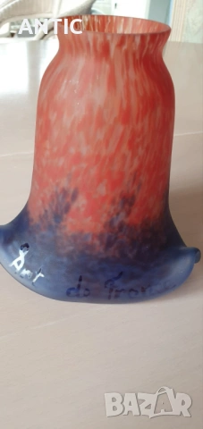 Старинна настолна лампа в стил Арт Деко, снимка 2 - Антикварни и старинни предмети - 53436335