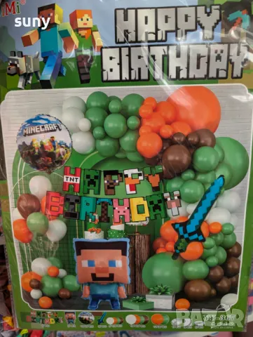 Комплект украса балони / банер за рожден ден Мики Маус, снимка 8 - Други - 49728244