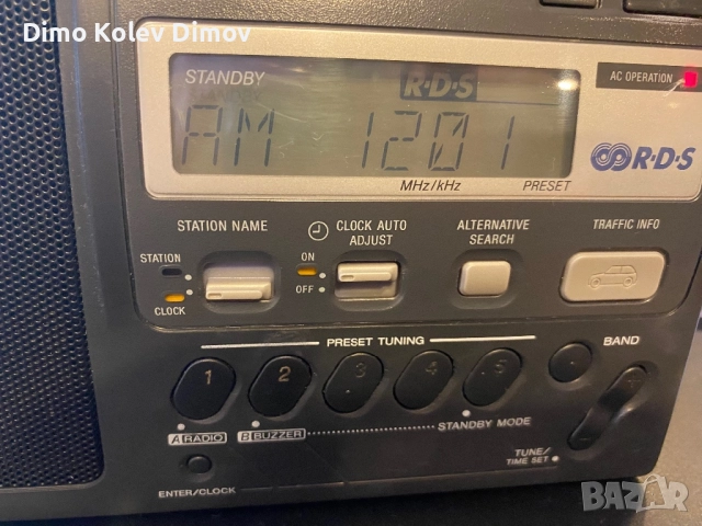 SONY ICF M50 RDS Радио, Ресийвър, снимка 3 - Радиокасетофони, транзистори - 51784996