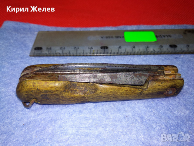 GERLACH Стар МНОГО РЯДЪК КОЛЕКЦИОНЕРСКИ ПОЛСКИ АРМЕЙСКИ ДЖОБЕН НОЖ 2-ра СВЕТОВНА ВОЙНА ВСВ 44114, снимка 12 - Антикварни и старинни предмети - 44755845