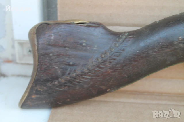 Стар кремъчен пистолет ''тромболон'', снимка 2 - Антикварни и старинни предмети - 51407934