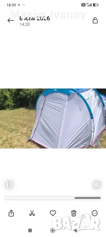 Палатка Quechua Apenaz family 4.1, снимка 5 - Палатки - 55898215