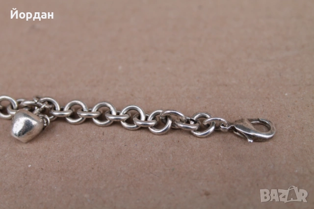 Дамска сребърна гривна ''Tifany & Co.'', снимка 13 - Гривни - 53828963