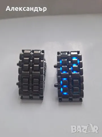 два мъжки метални часовника - 21см дължина, снимка 6 - Мъжки - 49630054