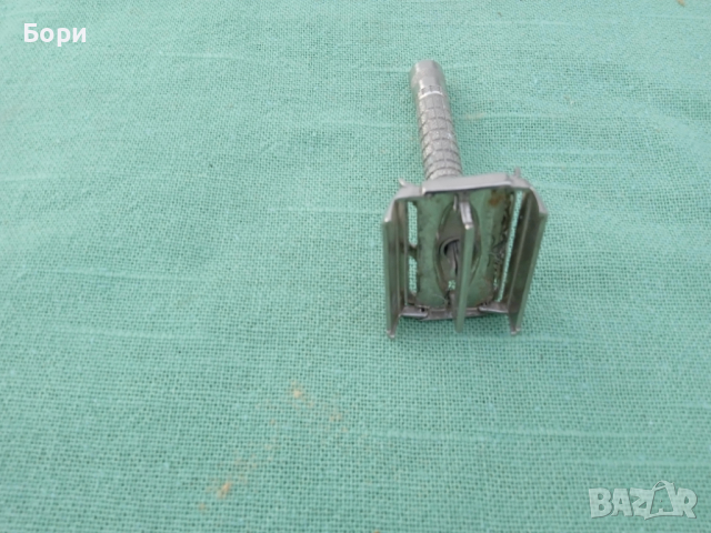 Стара метална самобръсначка, снимка 5 - Други ценни предмети - 36409806