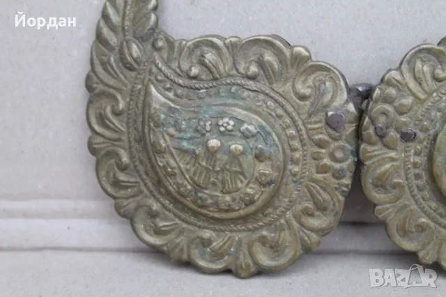 Стари бронзови пафти /1860-1890 та година/, снимка 3 - Антикварни и старинни предмети - 48706995