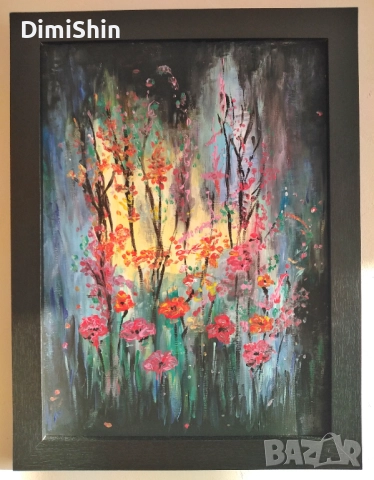 Картина 30/40см. Акрилни бои. Рамка 