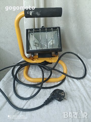 работна лампа, прожектор, + НОВА  халогенна лампа,пура , снимка 3 - Други инструменти - 41838377