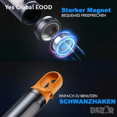 Акумулаторен LED фенер 60 000 лумена XHP90.2 IPX7, снимка 6 - Други инструменти - 53247601