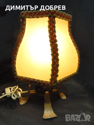 СТАРА РЕТРО НАСТОЛНА НОЩНА ЛАМПА, снимка 8 - Антикварни и старинни предмети - 52374918