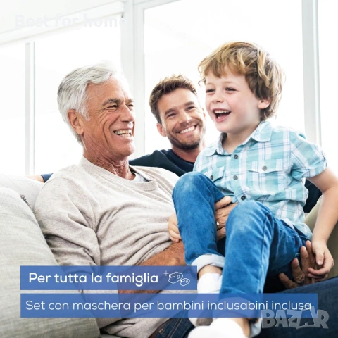 Ихалатор-аерозол със сгъстен въздух Beurer IH 26 с назален душ и пълни аксесоари, снимка 5 - Уреди за диагностика - 53724296