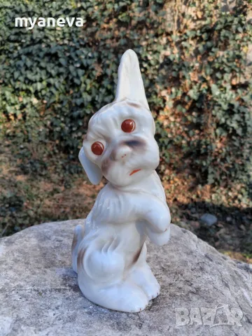 Порцеланова, руска статуетка на куче от 1960 г. , снимка 3 - Статуетки - 49090135