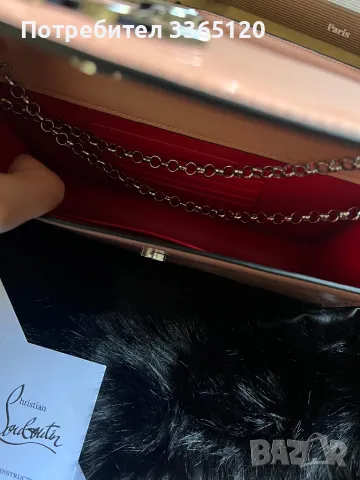 Дамска чанта Christian Louboutin, снимка 4 - Чанти - 49940181