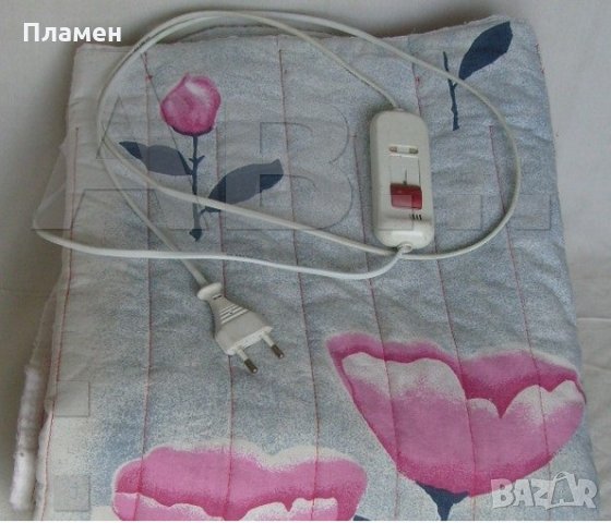 Електрическо нагревателно затоплящо одеало/одеяло, постелка, завивка с 2 степени 60W.  Ново !, снимка 2 - Други - 34653575
