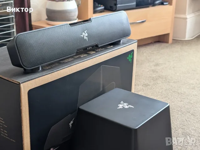 Само субуфер subwoofer Саундбар за Gaming Razer Leviathan 5.1, 60W, NFC, Bluetooth 4.0, снимка 2 - Аудиосистеми - 56237109