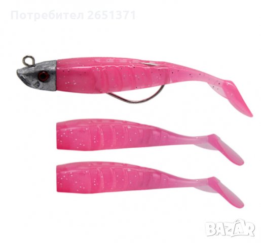 Комплект силиконова примамка, снимка 9 - Стръв и захранки - 33159871