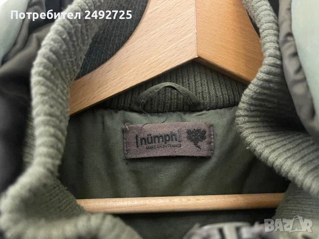 Яке дамско с качулка зелено каки, снимка 4 - Якета - 51131380