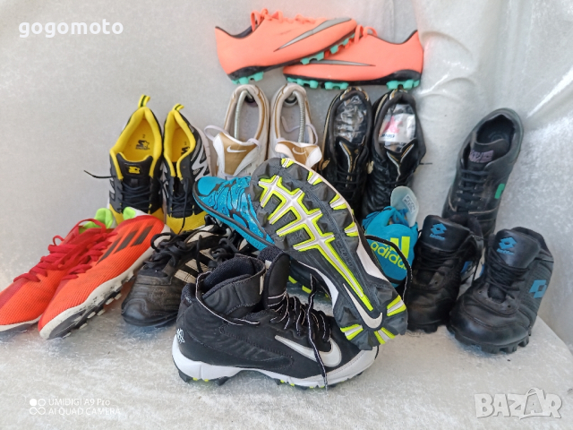 нови  унисекс детски бутонки, бейзбол  NIKE® original AIR HUARACHE, футболни обувки, калеври 30 - 31, снимка 8 - Детски маратонки - 44639537