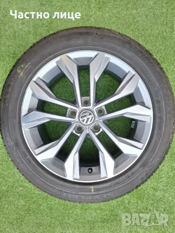 Продавам 1бр.17-ка оригинална джанта с гума за Фолксваген Пасат Б8 , снимка 1