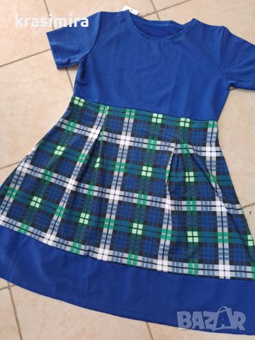 Нова синя рокличка , снимка 3 - Рокли - 41084801