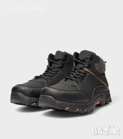 Мъжки боти подходящи и за широк крак модел: W210080 black, снимка 5 - Мъжки боти - 48157642