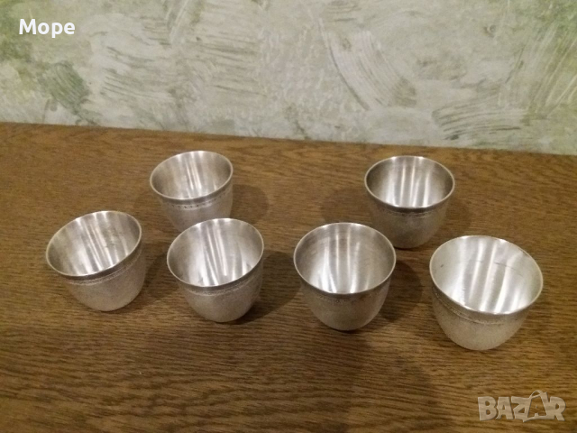 Посребрени чашки, снимка 5 - Други ценни предмети - 36513626