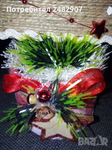 Ръчно изработена Коледна декорация , снимка 7 - Коледни подаръци - 39050606