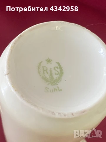 Прусия. Рейнгольд Шлегельмильх.1900-1914г.Порцеланова ваза., снимка 5 - Антикварни и старинни предмети - 51400460