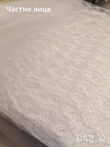 3/2,5 м. Ново перде екрю цвят, снимка 9 - Пердета и завеси - 53215695