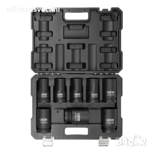 Професионални Дълбоки ударни вложки 6-стен 22-41мм 8 части JCB, снимка 3 - Други инструменти - 49379845