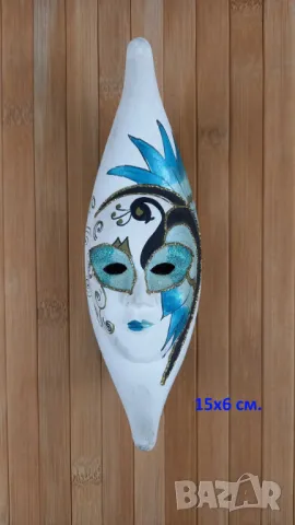 6 бр. венециански маски, снимка 5 - Декорация за дома - 49653700
