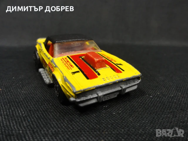 СТАРА РЕТРО МЕТАЛНА КОЛИЧКА MATCHBOX CHINA DODGE CHALLENGER , снимка 5 - Колекции - 51008907
