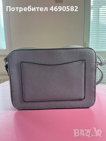 Синя чанта от еко кожа, снимка 4 - Чанти - 53046192