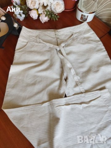 Ленен панталон на Бобо Зандер , снимка 3 - Панталони - 41059444