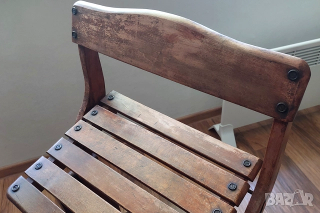 Старинен дървен ученически чин, снимка 6 - Бюра - 51864020