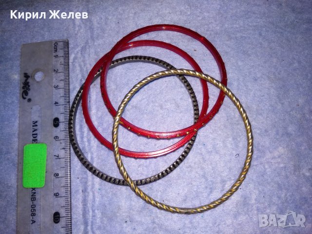 ПОЗЛАТЕНА БРОНЗОВА СТИЛНО ОРНАМЕНТИРАНА ГРИВНА и ОЩЕ ТРИ КРАСИВИ СТОМАНЕНИ 37497, снимка 12 - Гривни - 40836920