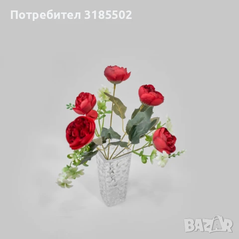 Изкуствени аранжировки с божури, снимка 4 - Изкуствени цветя - 51227771