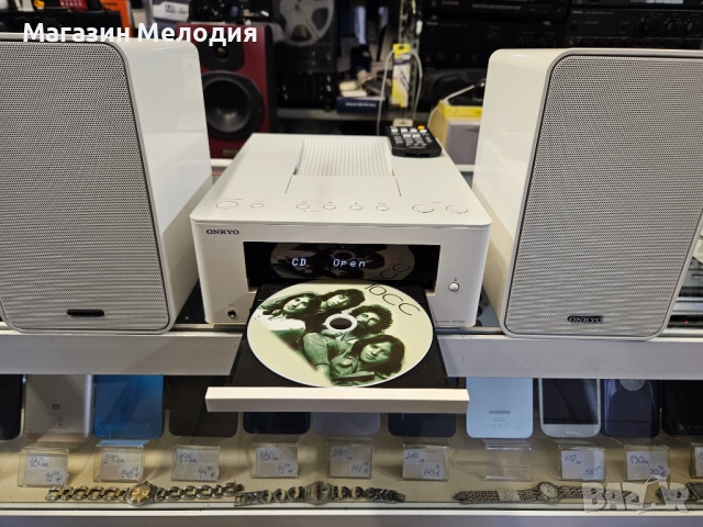 Аудиосистема ONKYO CR-255 с две тонколони и оригинално дистанционно. Има радио, диск, usb, ipod и au, снимка 4 - Аудиосистеми - 50174656