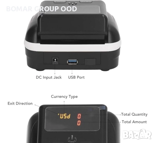 ПРОМОЦИЯ! Детектор за фалшиви банкноти STS AL-130 с ЕЦБ сертификация, снимка 6 - Оборудване за магазин - 52648091