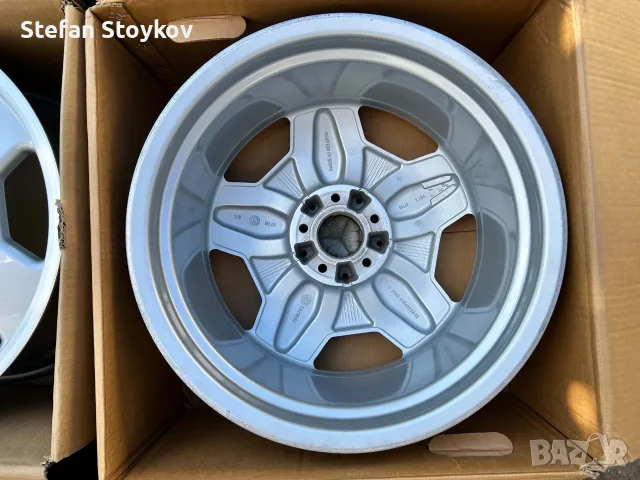 AMG Monoblock АМГ Моноблок 8+9x18 Mercedes Мерцедес r107 w116 w123 w124 r129 w140 w210 r170, снимка 10 - Гуми и джанти - 56076533