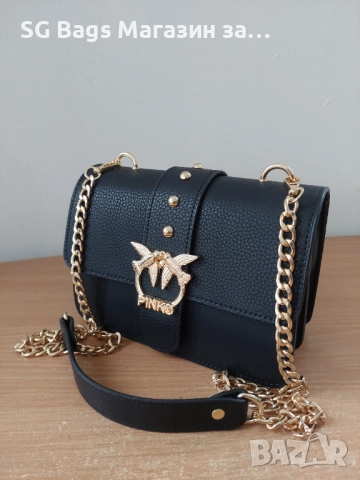Pinko дамска чанта през рамо стилна чанта хит чанта код 245, снимка 4 - Чанти - 43976441