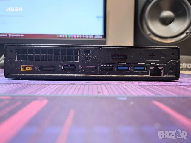 Lenovo ThinkCentre Tiny m920q, i5-8500t 6-core, 16Gb ddr4, NVMe 256gb, снимка 2 - Работни компютри - 52807254