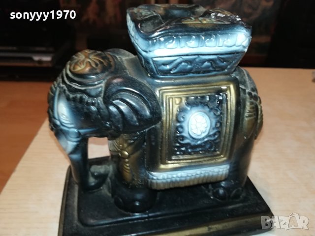 СЛОН МАСИВЕН 17Х16Х10СМ 2008231237, снимка 3 - Колекции - 41909507