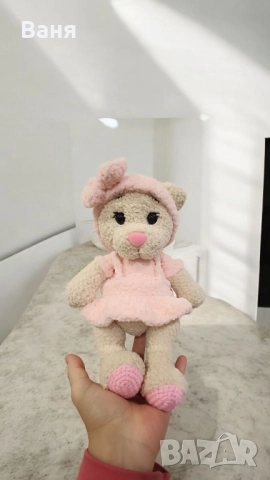 Плетено мече, снимка 7 - Плюшени играчки - 52260171