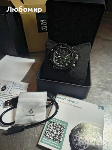 Sprinter-1906 SuperHD часовник със скрита камера във военен стил 4к камера , снимка 3 - Мъжки - 53214488