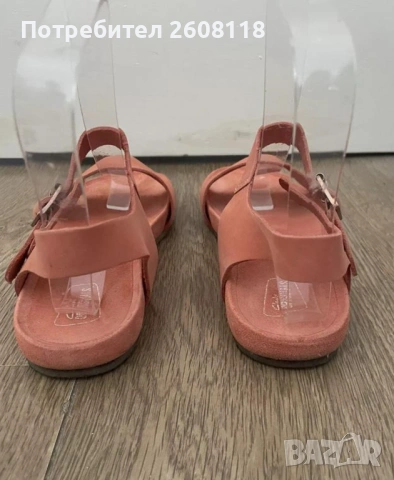 Clarks сандали – оротопедични, велур, №40, снимка 5 - Сандали - 53491646