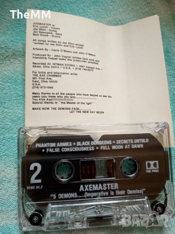 Axemaster - 5 Demons, снимка 2 - Аудио касети - 39813291